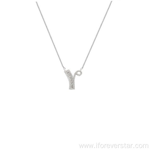 Sterling Silver Letter Pendant Letter Pendant Gold Plated